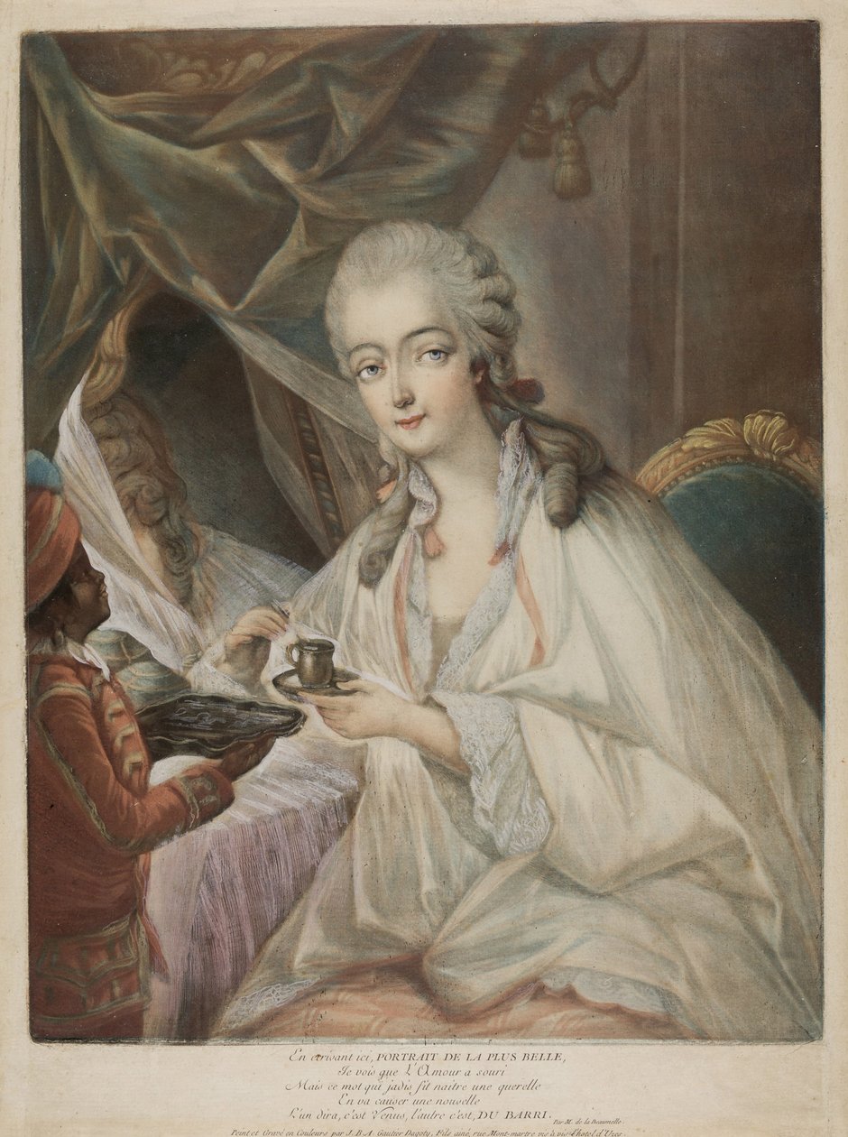 Madame du Barry, 1771 - Jean Baptiste André Gautier Dagoty