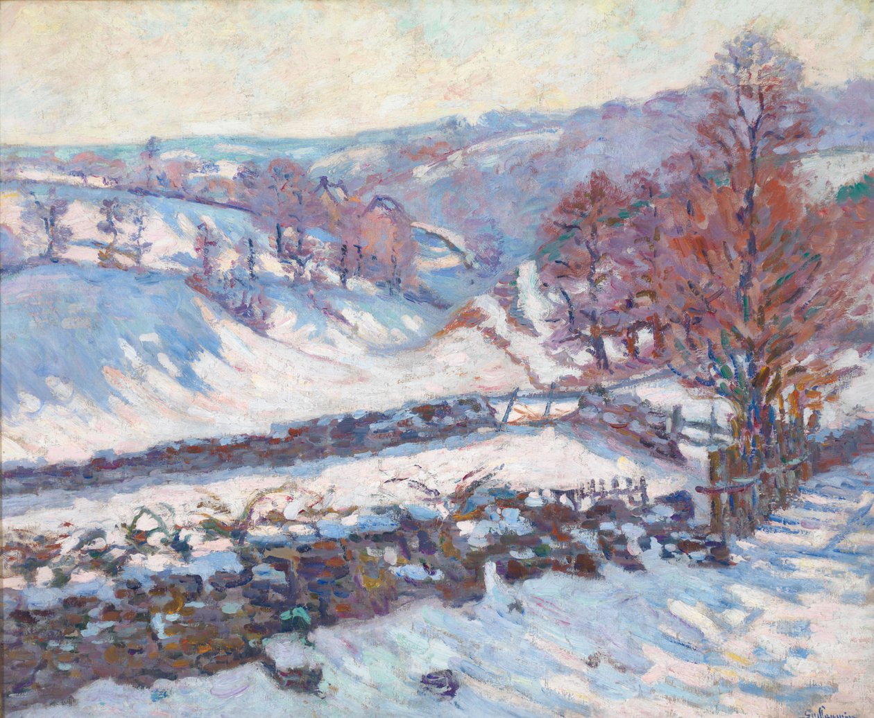 Paysage enneigé à Crozant - Jean Baptiste Armand Guillaumin