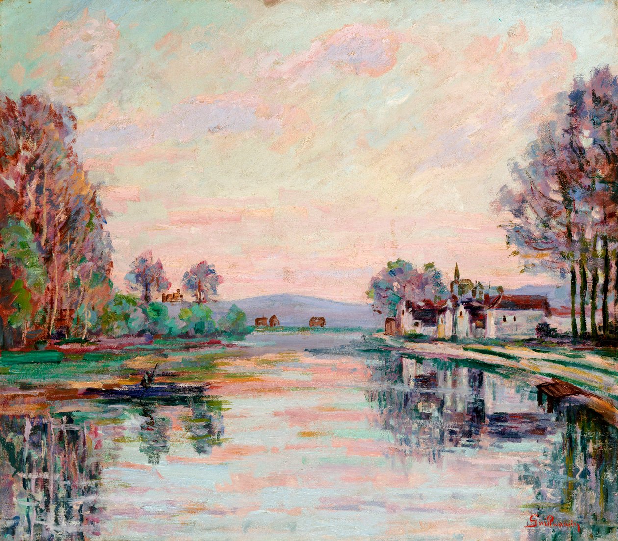 La Seine à Samois, c.1900 - Jean Baptiste Armand Guillaumin