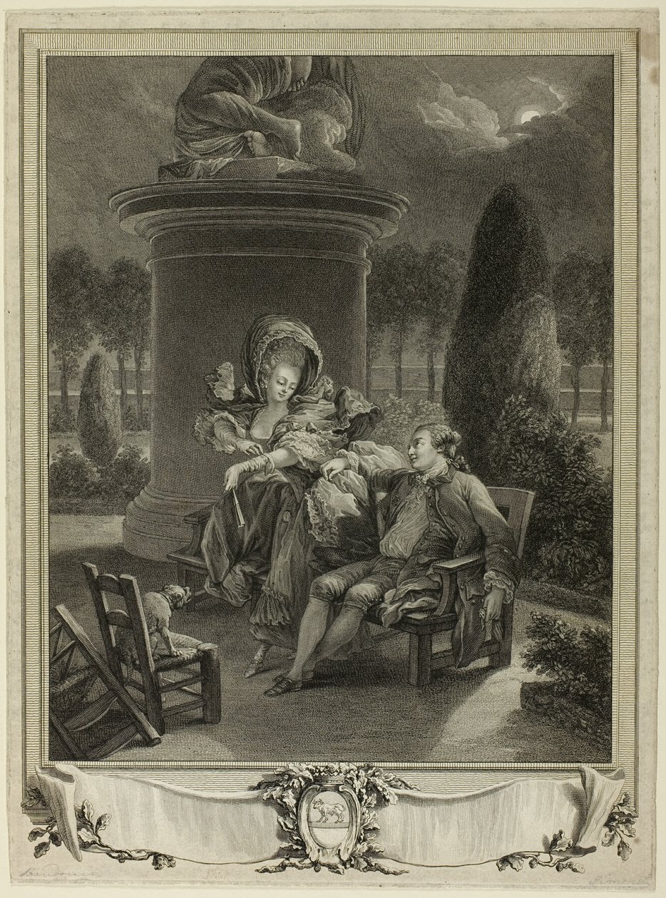 La soiree des Thuileries - Jean Baptiste Blaise Simonet