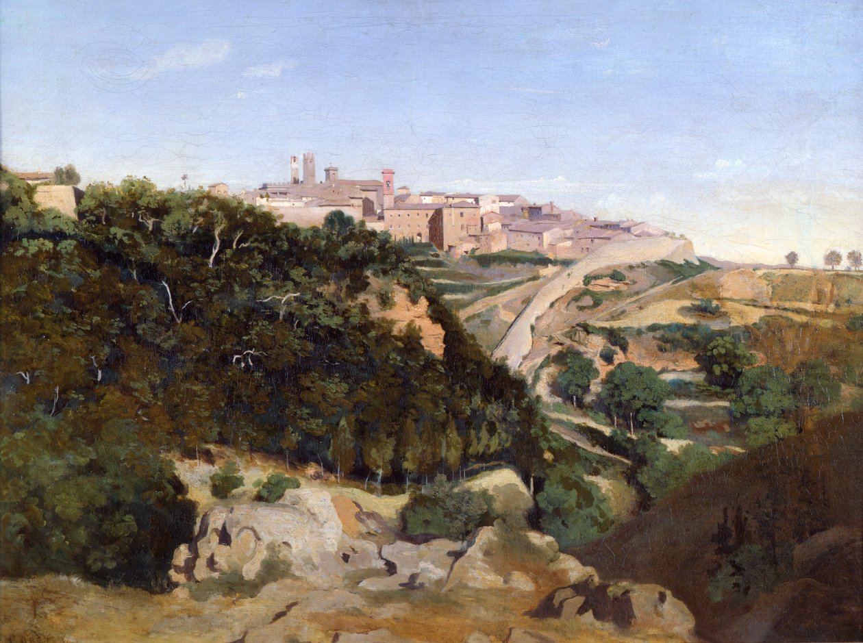 Volterra, 1834 - Jean Baptiste Camille Corot