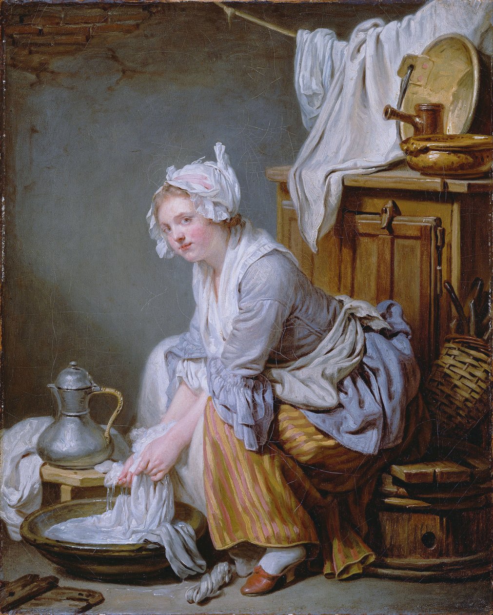 La blanchisseuse - Jean Baptiste Greuze