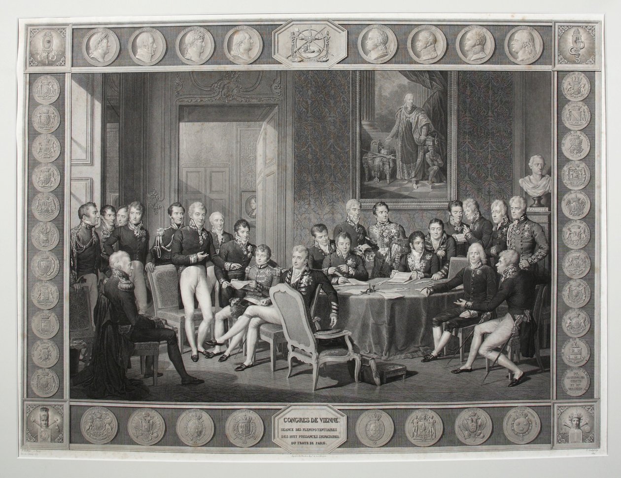 Le Congrès de Vienne, 1815 - Jean Baptiste Isabey