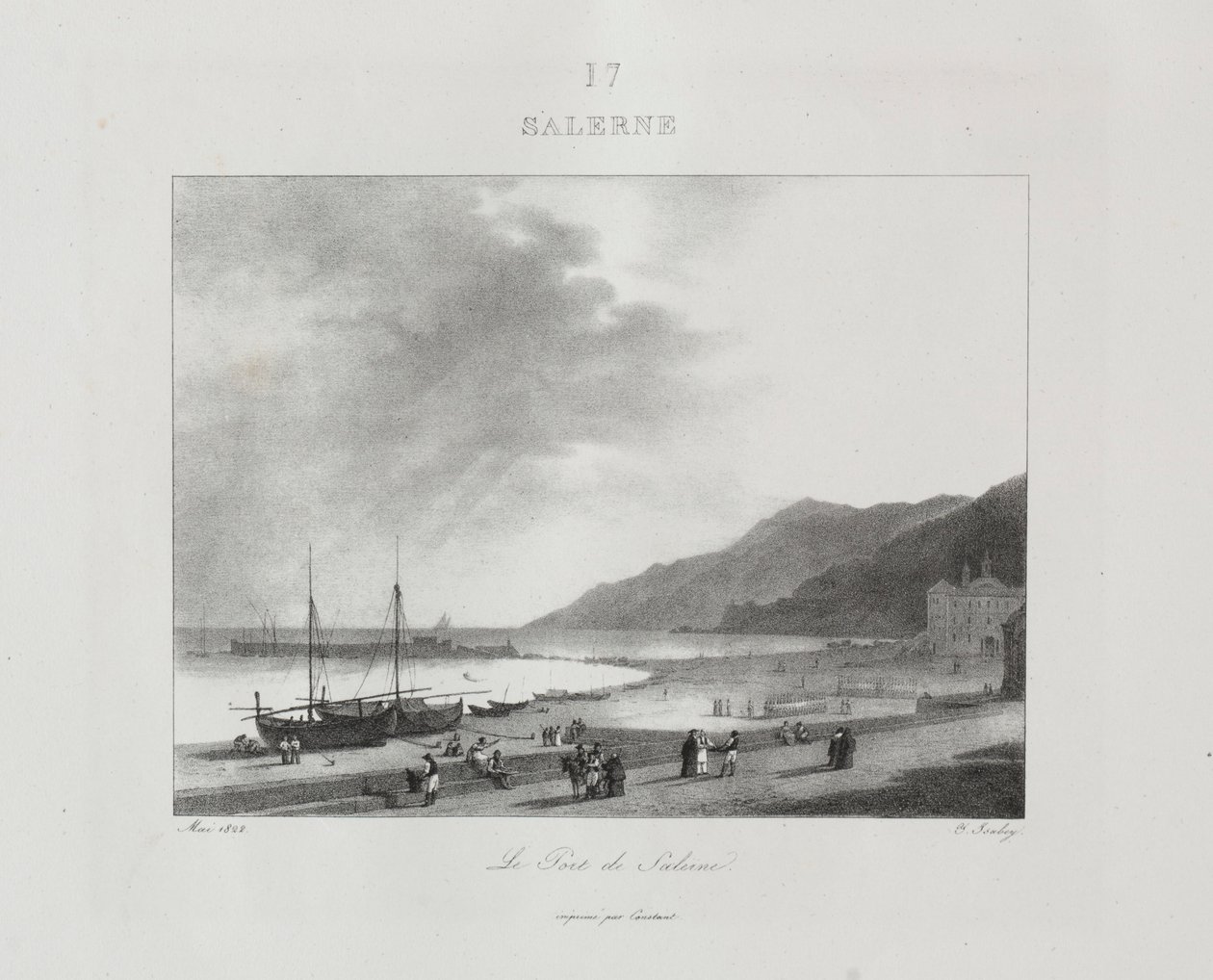 Voyage en Italie en 1822 - Jean Baptiste Isabey