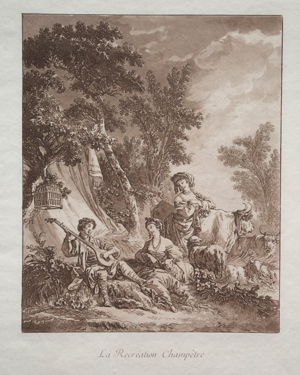 Récréation rurale, 1769 - Jean Baptiste Le Prince
