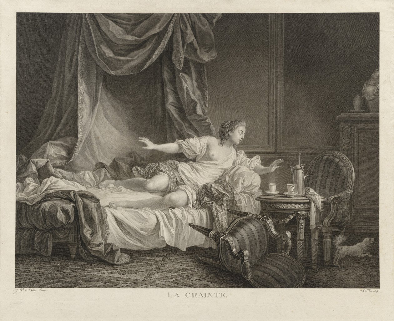 La Crainte - Jean Baptiste Leprince