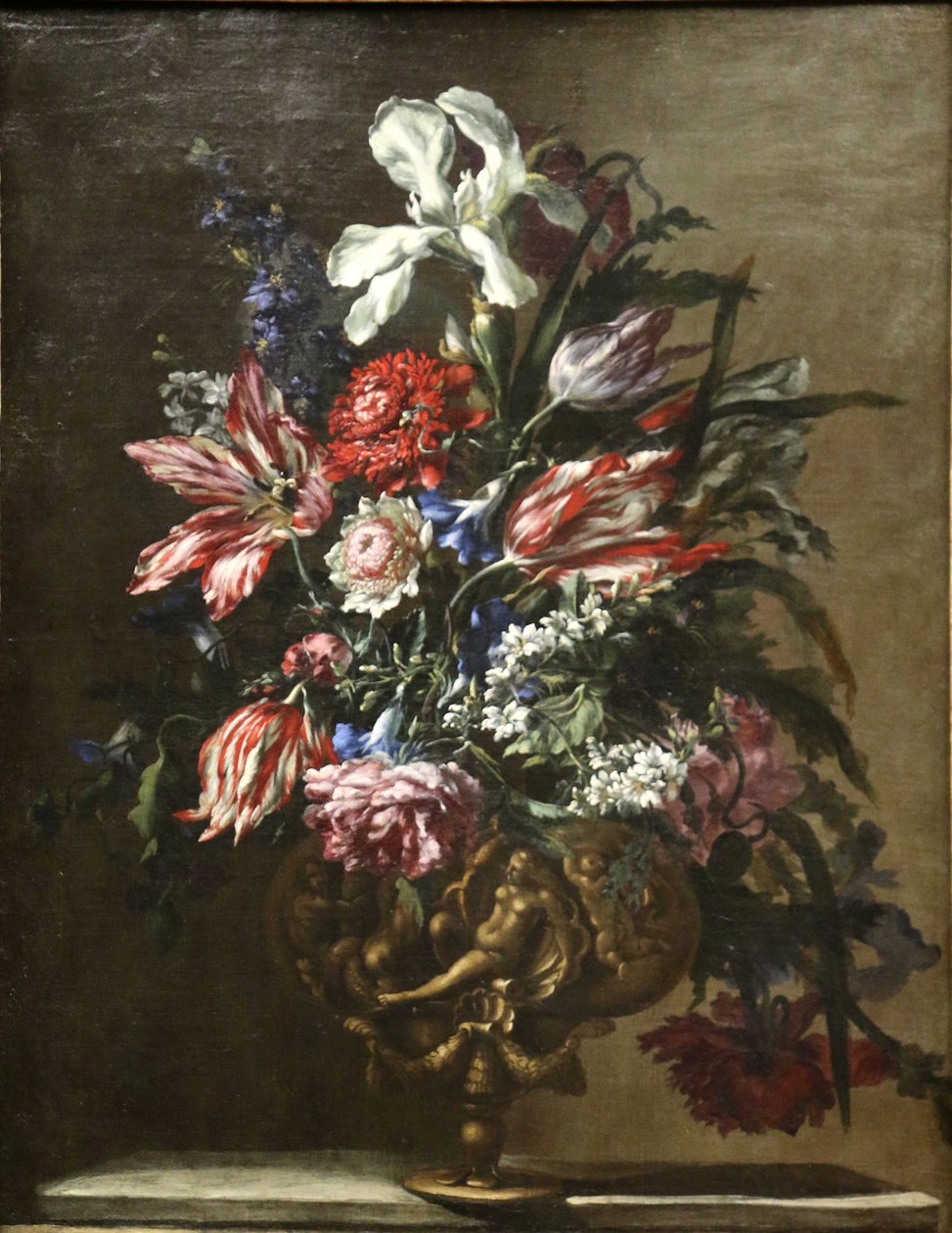 Fleurs dans un vase. - Jean Baptiste Monnoyer