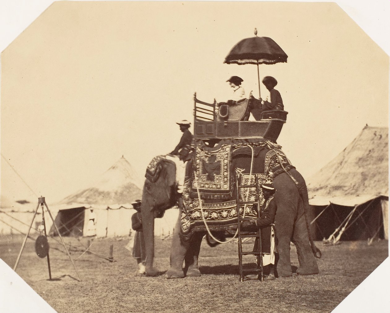 [Lady Canning], 1858-61 - Jean Baptiste Oscar Mallitte