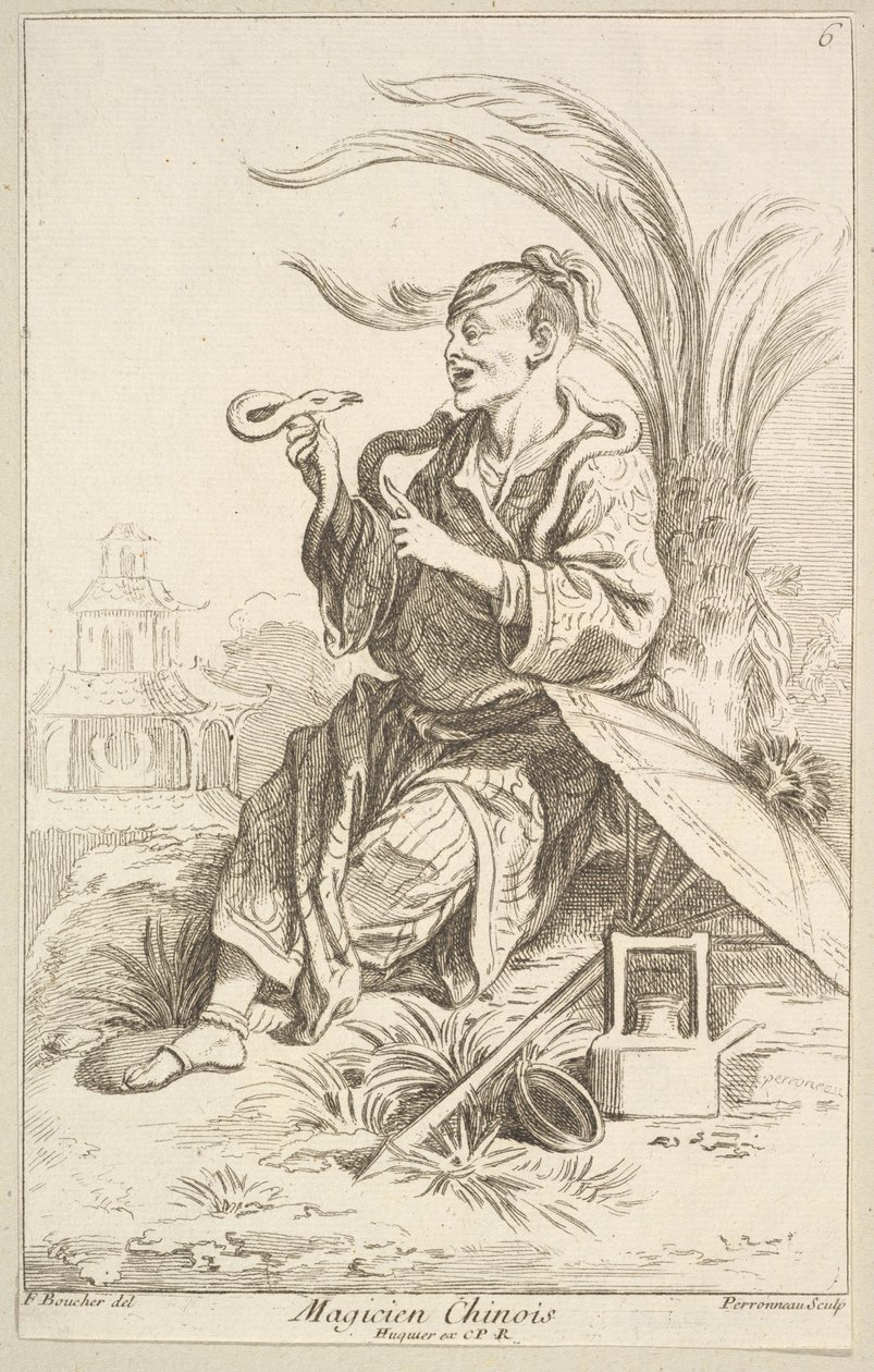 Magicien chinois - Jean Baptiste Perronneau