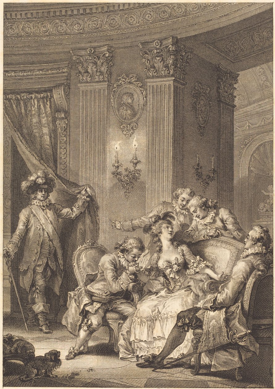 Le mari confesseur - Jean Baptiste Tilliard and Antoine Jean Duclos after Jean Honoré Fragonard
