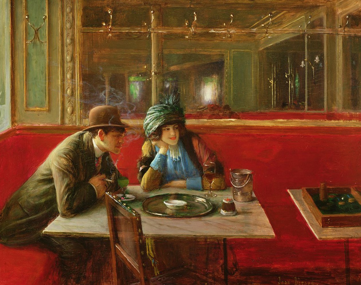 Au Café - Jean Beraud
