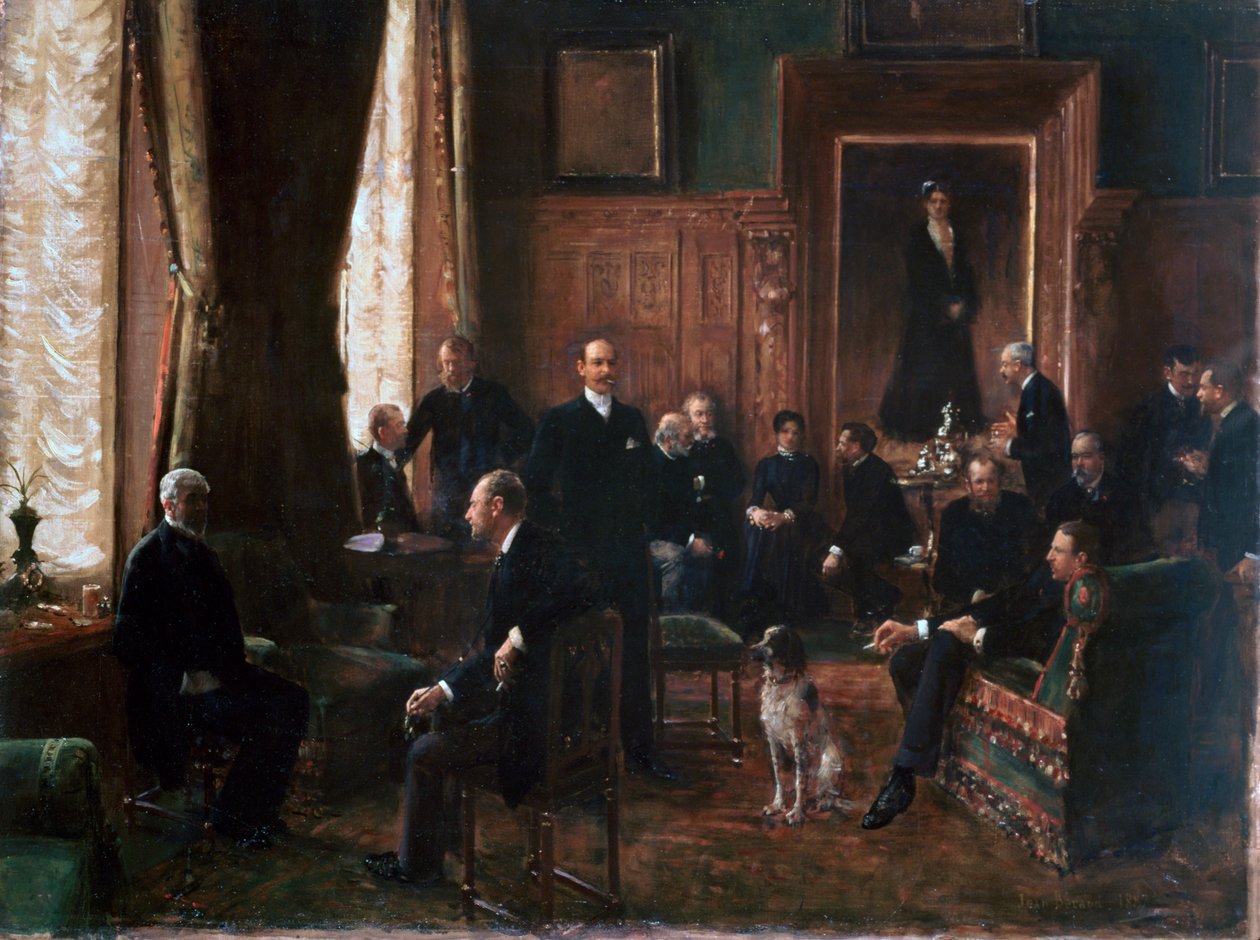 Le Salon de la Comtesse Potocka, 1887 - Jean Beraud