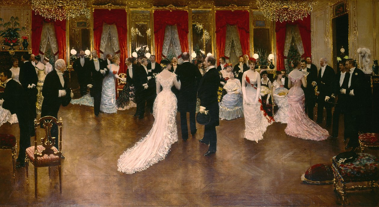 Le bal, peinture de Jean Béraud - Jean Beraud