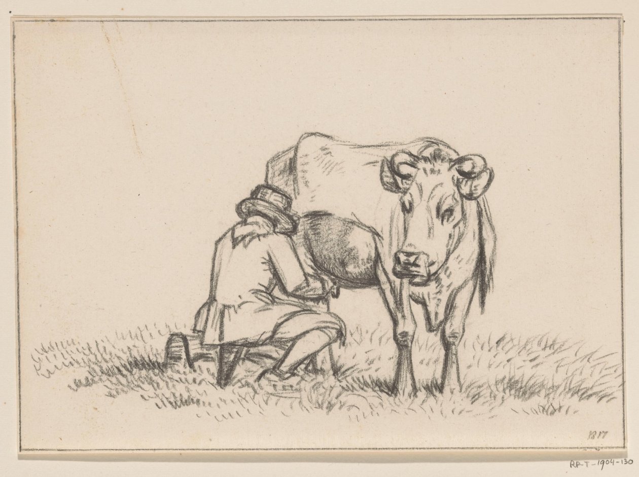 Une vache est traitée - Jean Bernard
