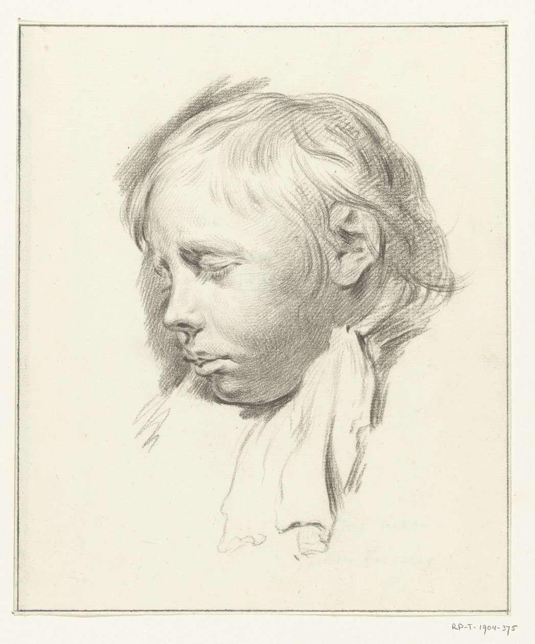 Tête de garçon endormi - Jean Bernard