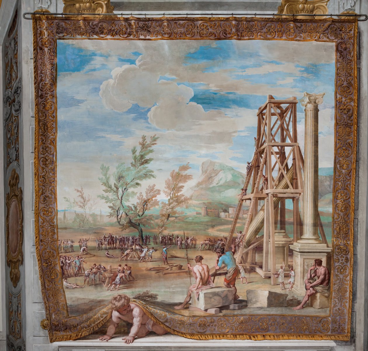 Élever les colonnes sur le fleuve Gange - Jean Boulanger