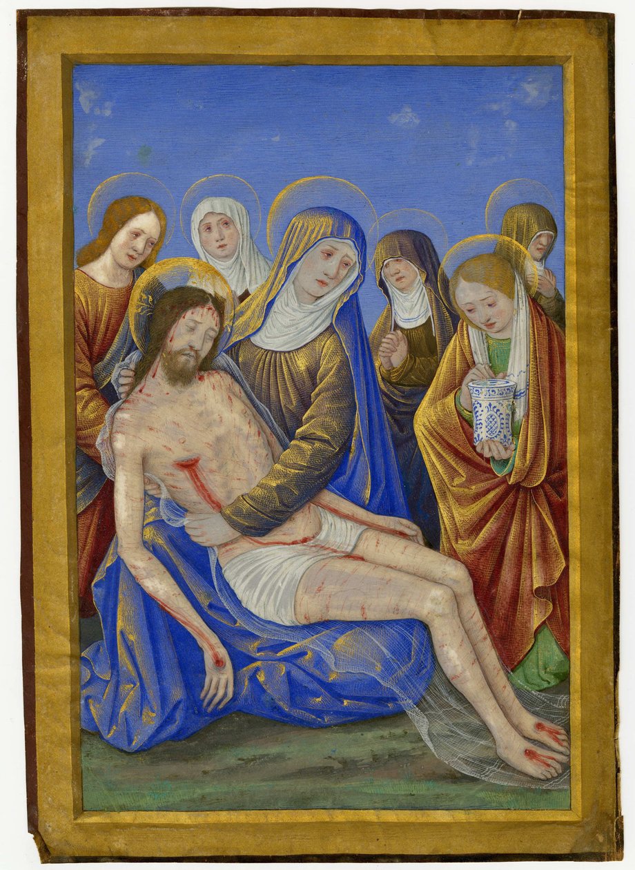 Déploration du Christ mort - Jean Bourdichon