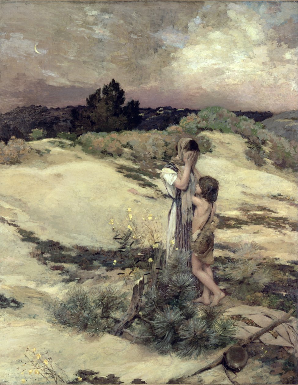 Agar et Ismaël - Jean Charles Cazin