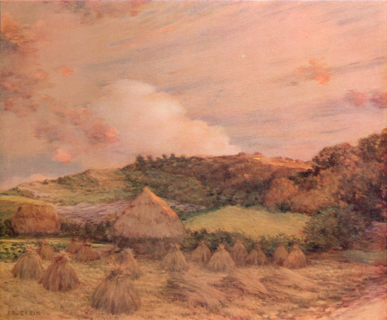 Les Meules, vers 1885 - Jean Charles Cazin
