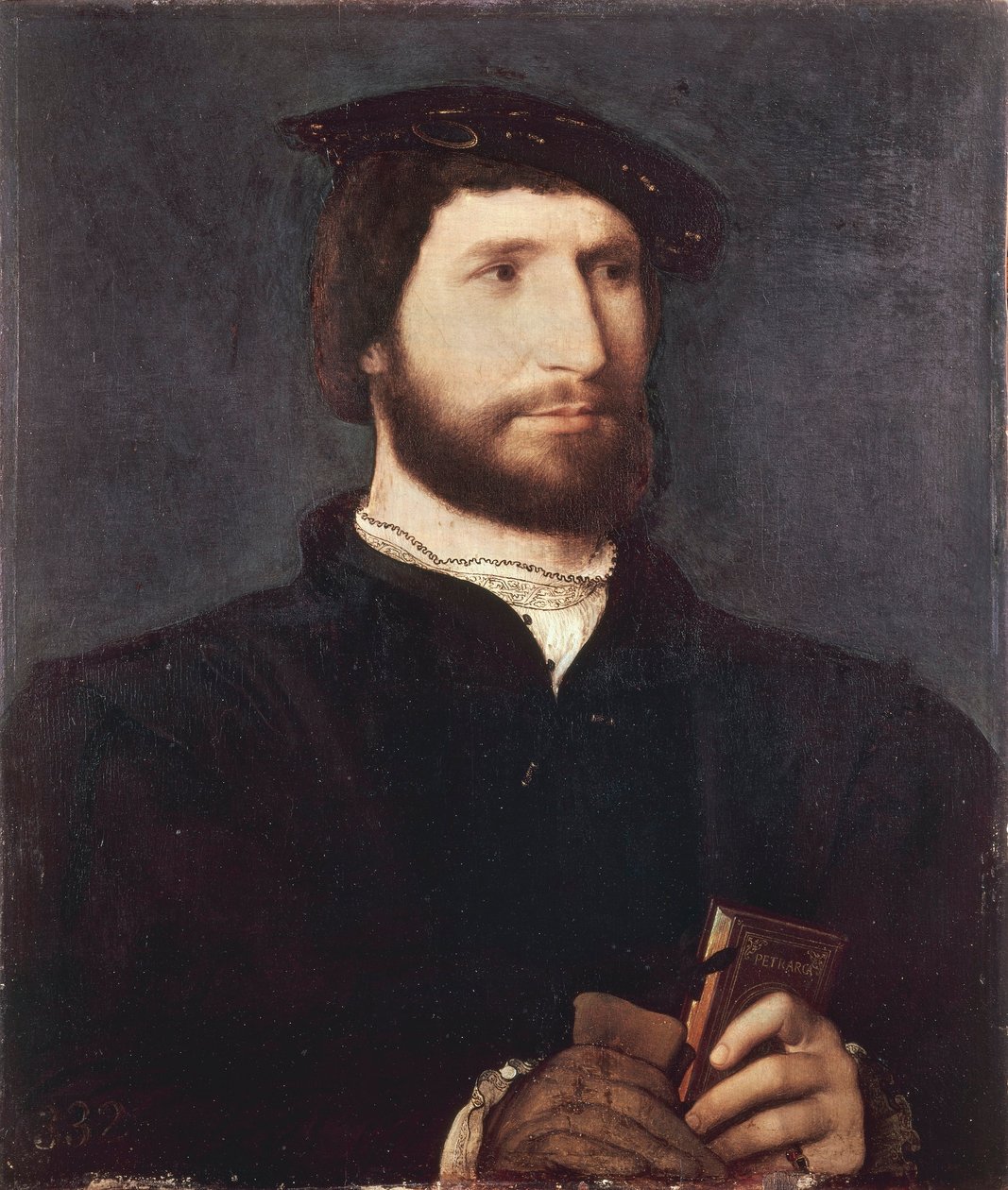 France, Homme avec Pétrarque - Jean Clouet