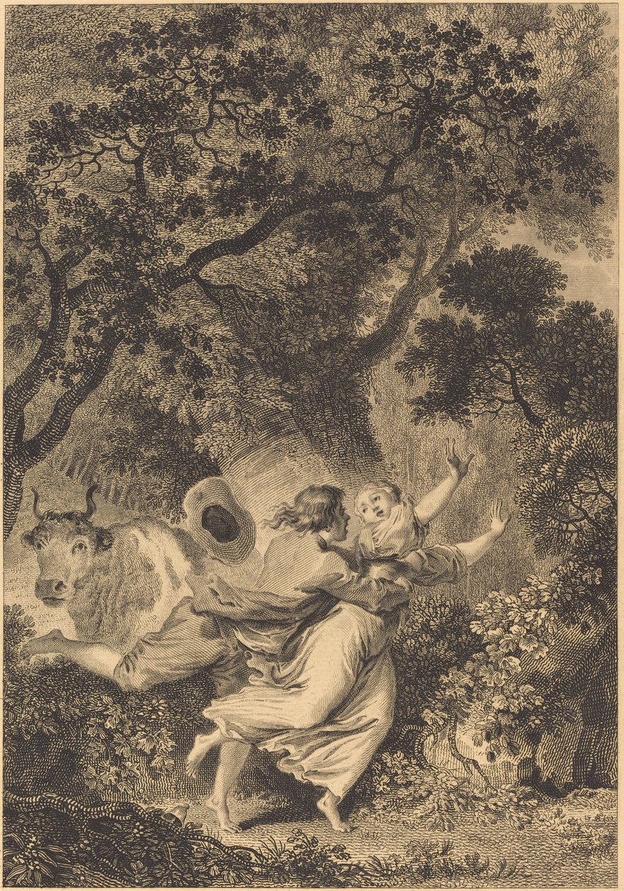 La clochette - Jean Dambrun after Jean Honoré Fragonard