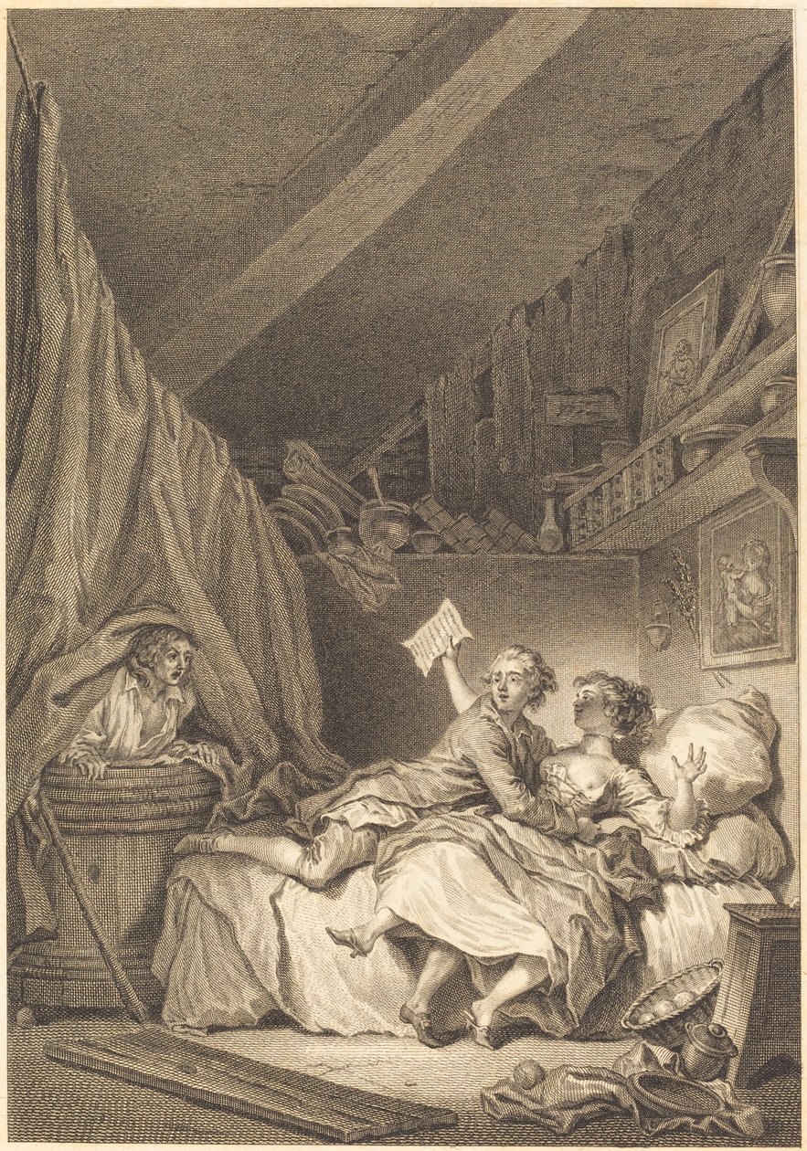 Le savetier - Jean Dambrun after Jean Honoré Fragonard