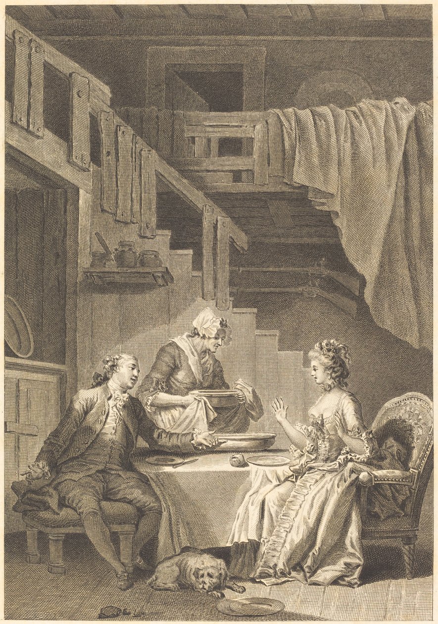Le faucon - Jean Dambrun and Jean Baptiste Tilliard after Jean Honoré Fragonard