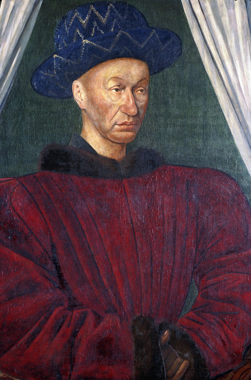 Portrait de Charles VII - Jean Fouquet