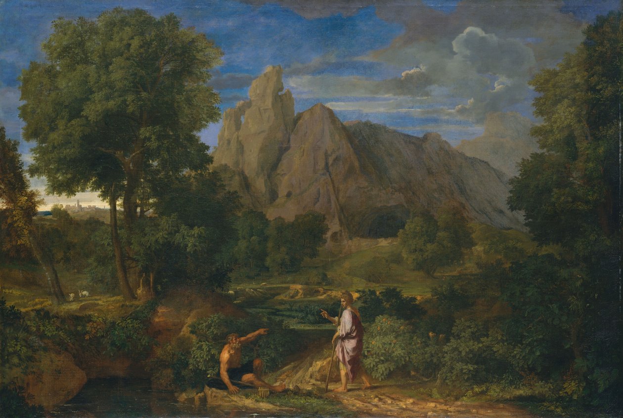 Mercure et Battus - Jean Francois I Millet