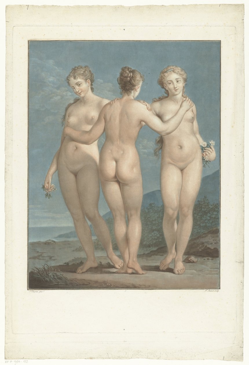 Les Trois Grâces - Jean Francois Janinet