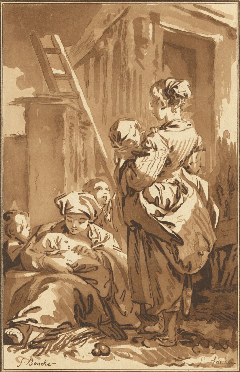 Les nourrices - Jean Francois Janinet
