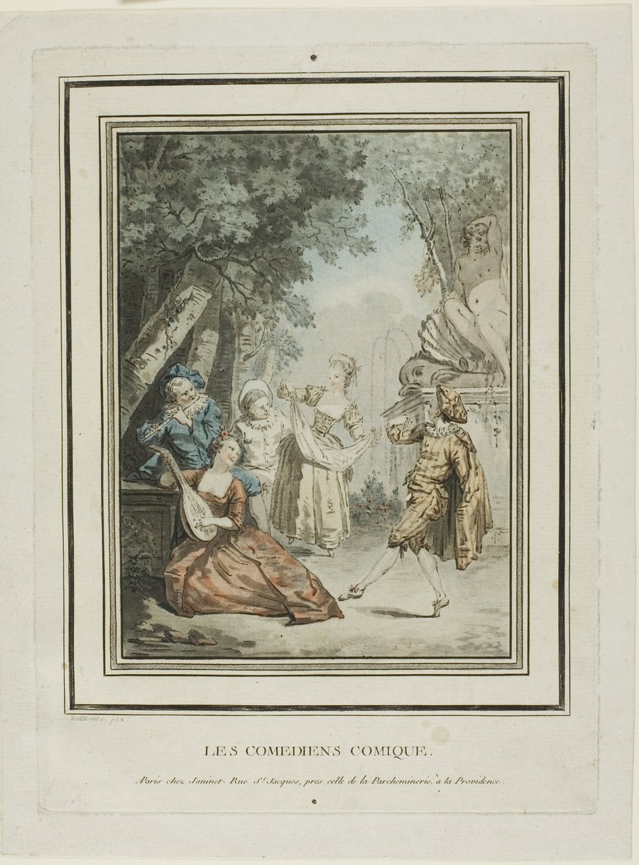 Les comédiens - Jean Francois Janinet