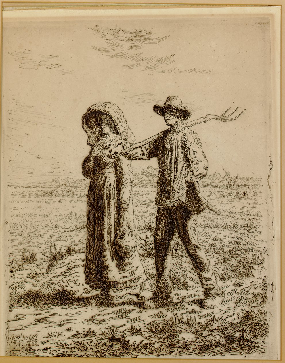 Aller au travail, 1863 - Jean Francois Millet