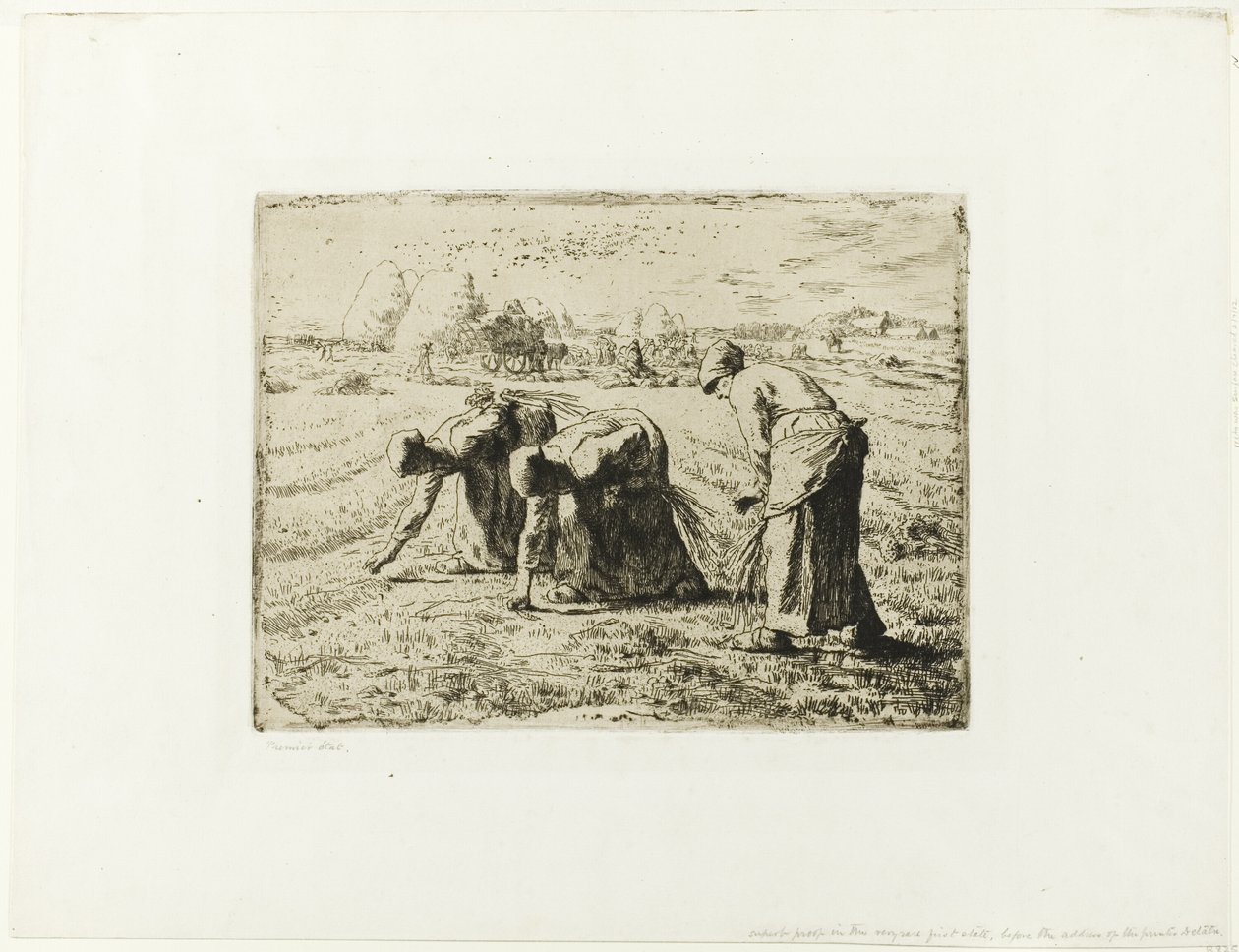 Paysanne avec une brouette - Jean Francois Millet