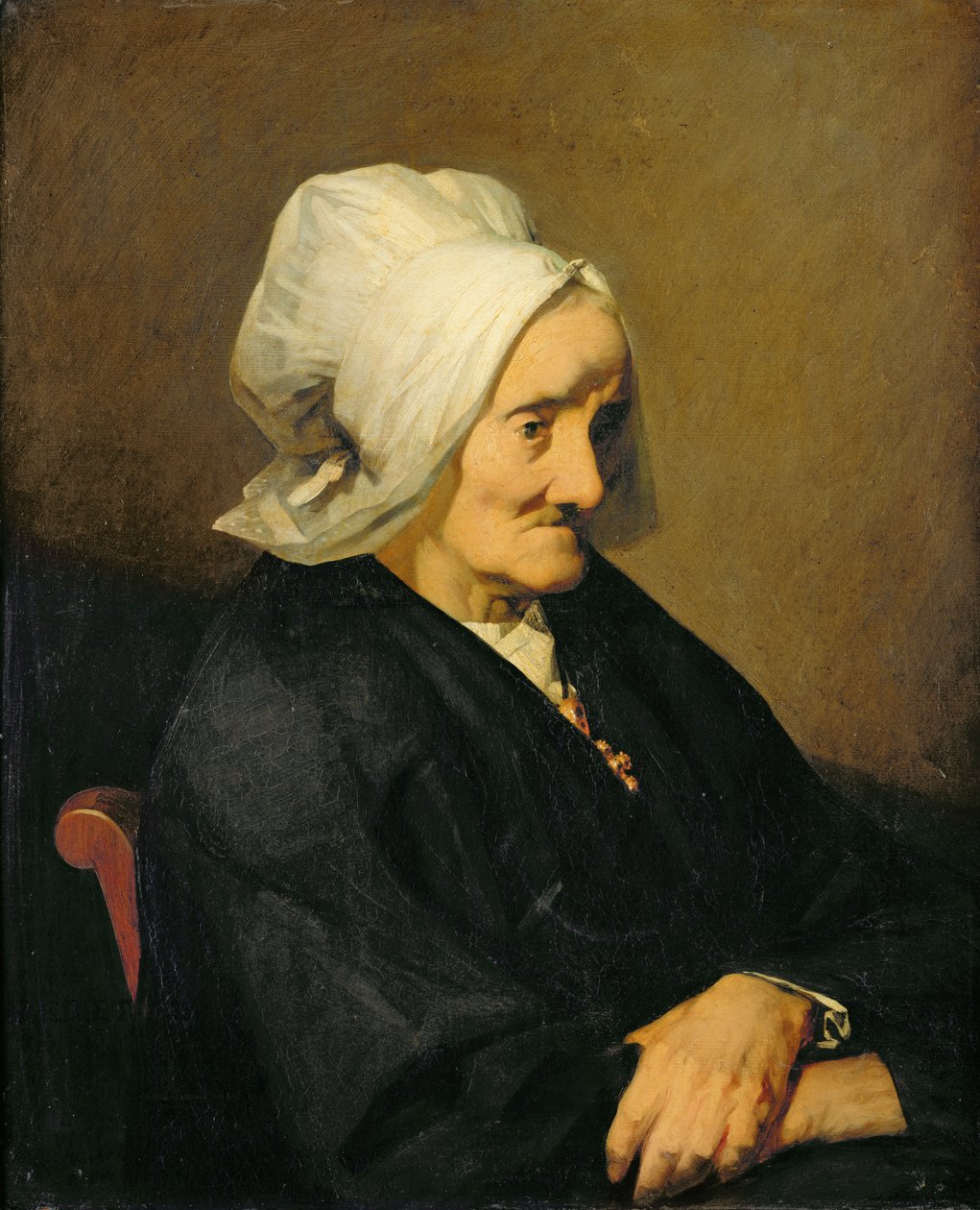 Portrait de la veuve Roumy - Jean Francois Millet