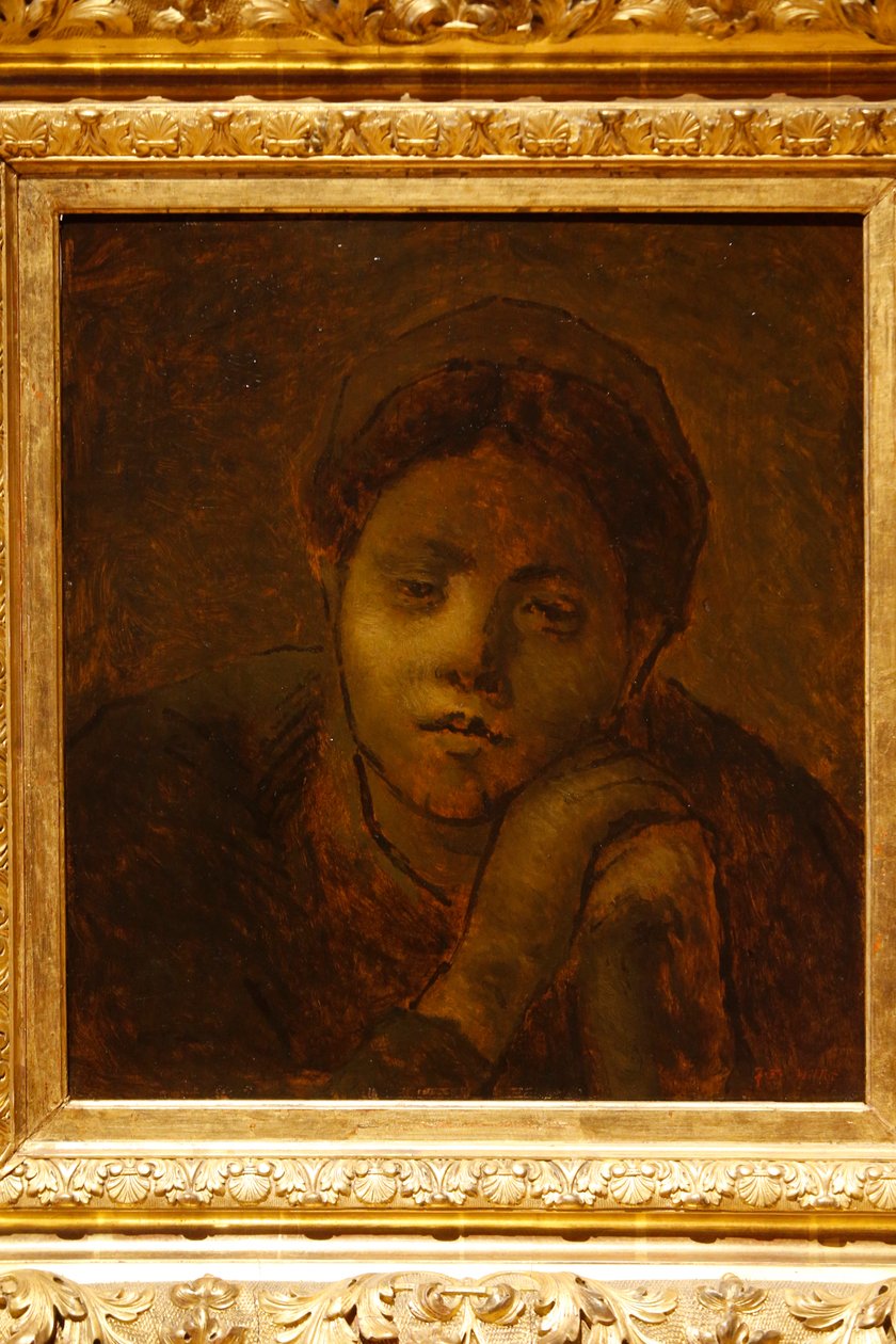 Berger se reposant sur son bâton, 1872 - Jean Francois Millet