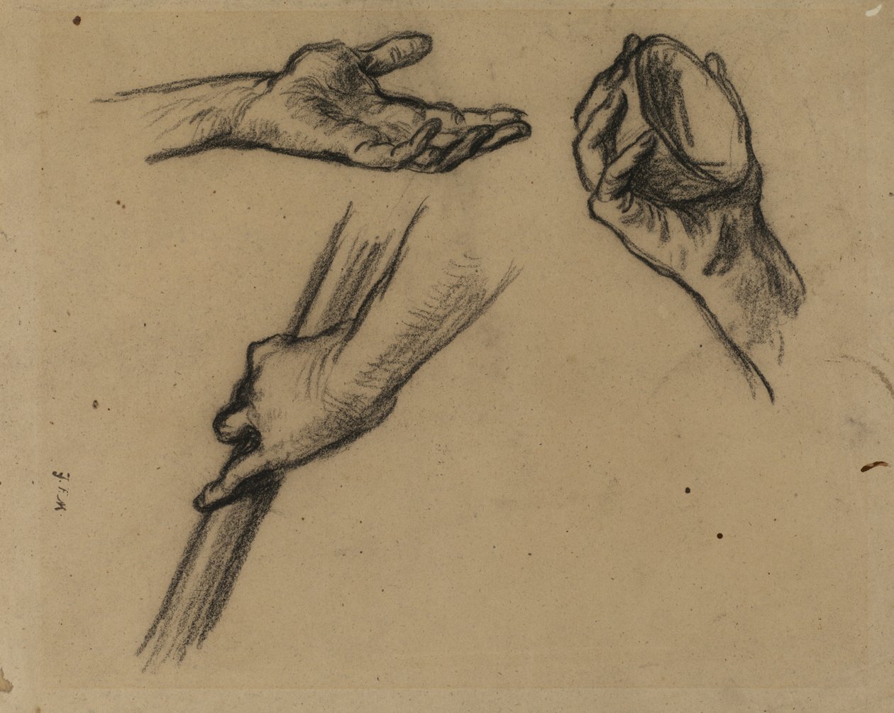 Études de Mains - Jean Francois Millet