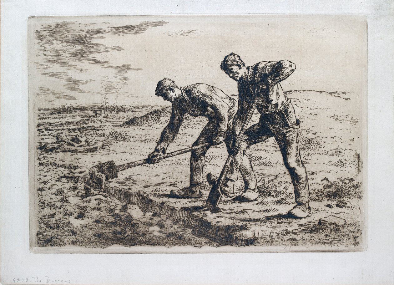 Les terrassiers - Jean Francois Millet