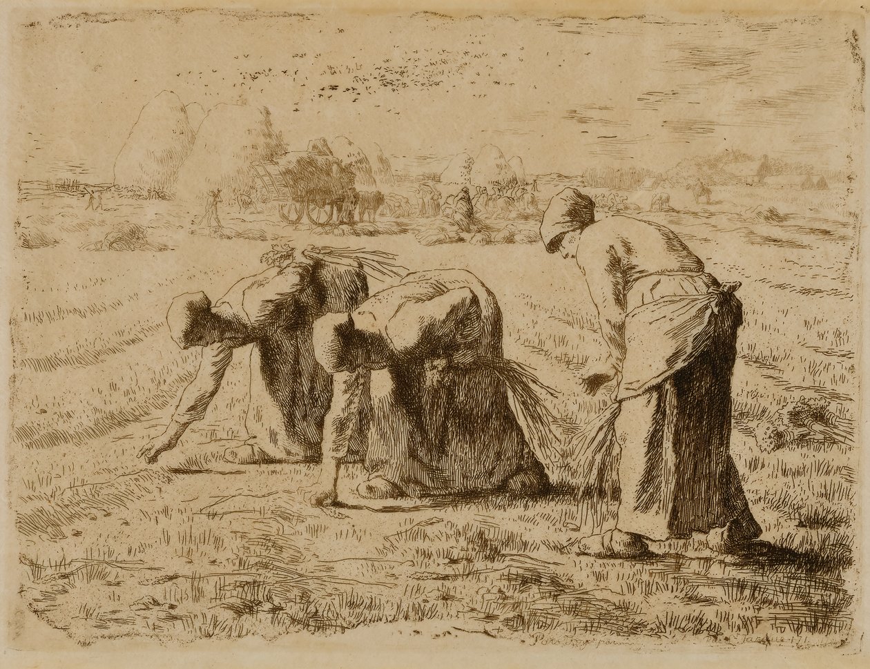 Les glaneurs - Jean Francois Millet