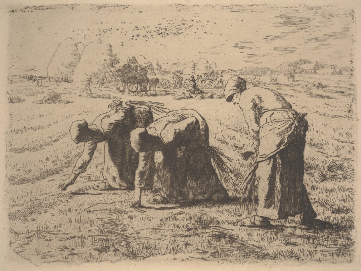 Les glaneuses, c.1855 - Jean Francois Millet