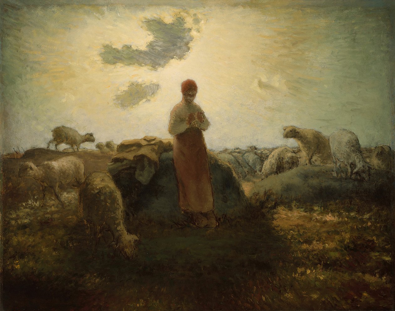 Le Gardien du troupeau - Jean Francois Millet