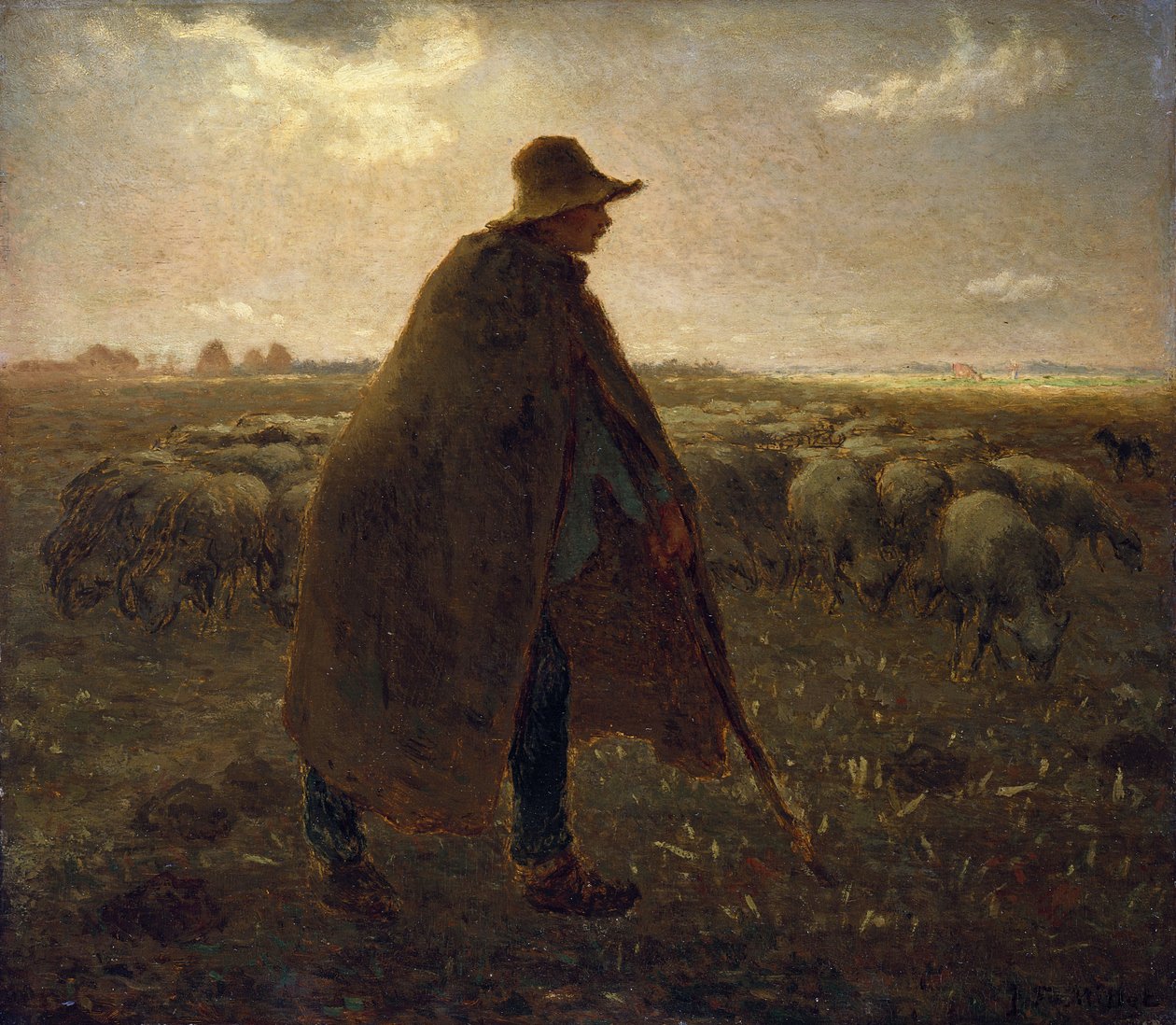 Le Berger, vers 1858-62 - Jean Francois Millet