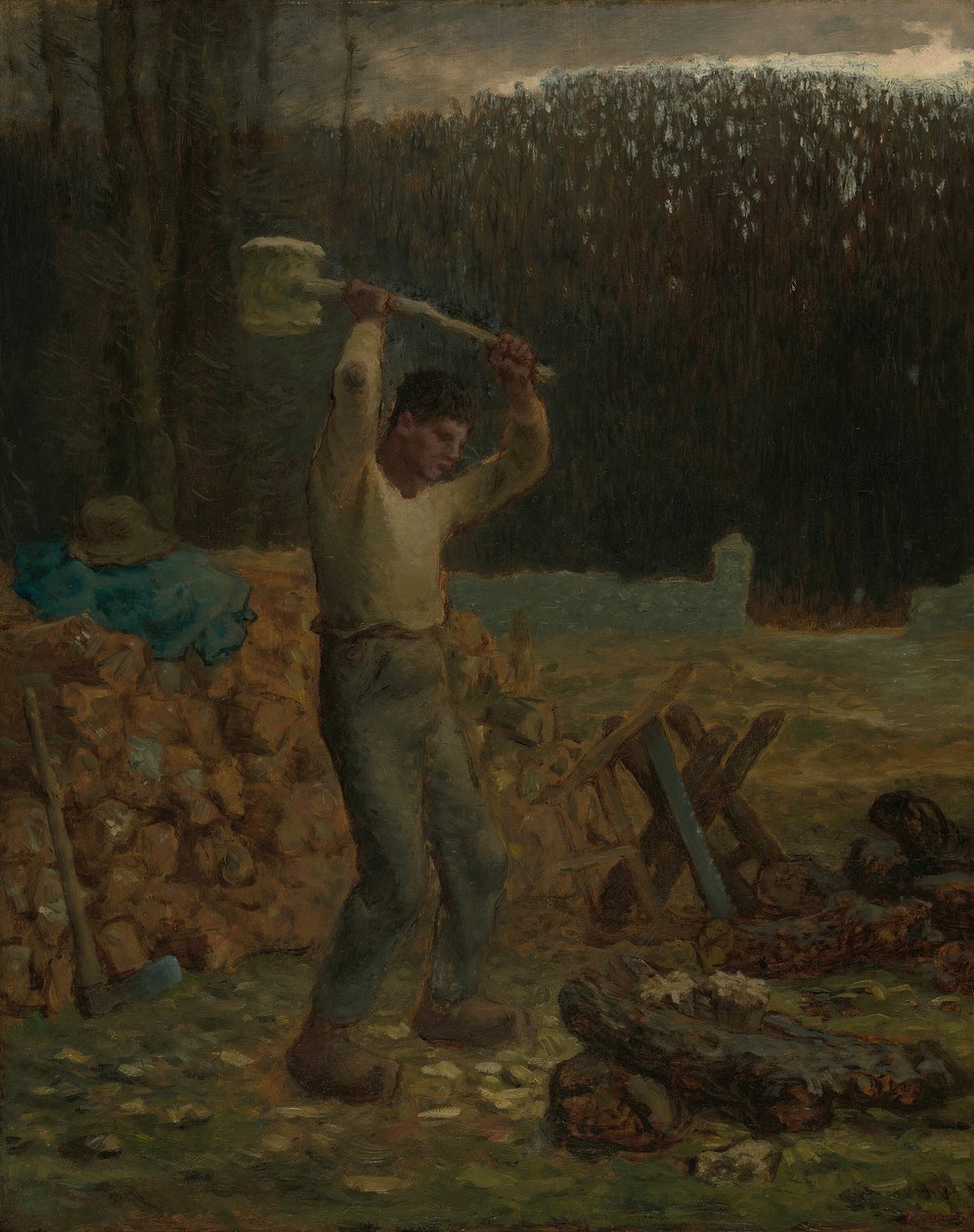 Le bûcheron, 1858-66 - Jean Francois Millet