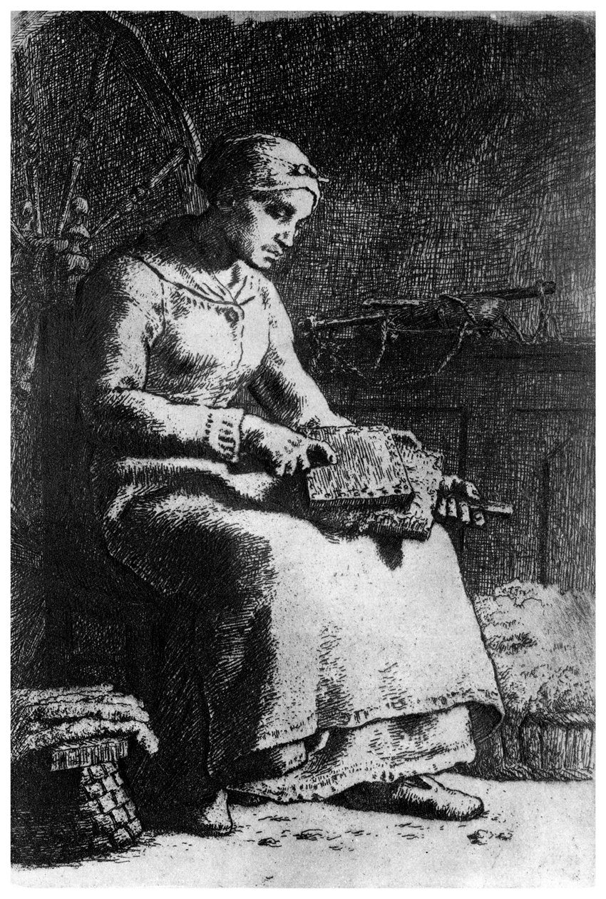 Le Cardeur de laine, vers 1835-1875, 1924 - Jean Francois Millet