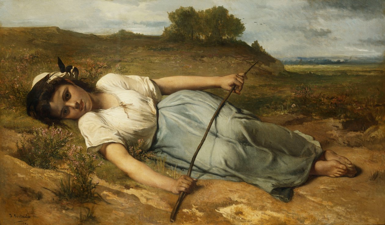 La Bergère, 1870 - Jean Francois Portaels
