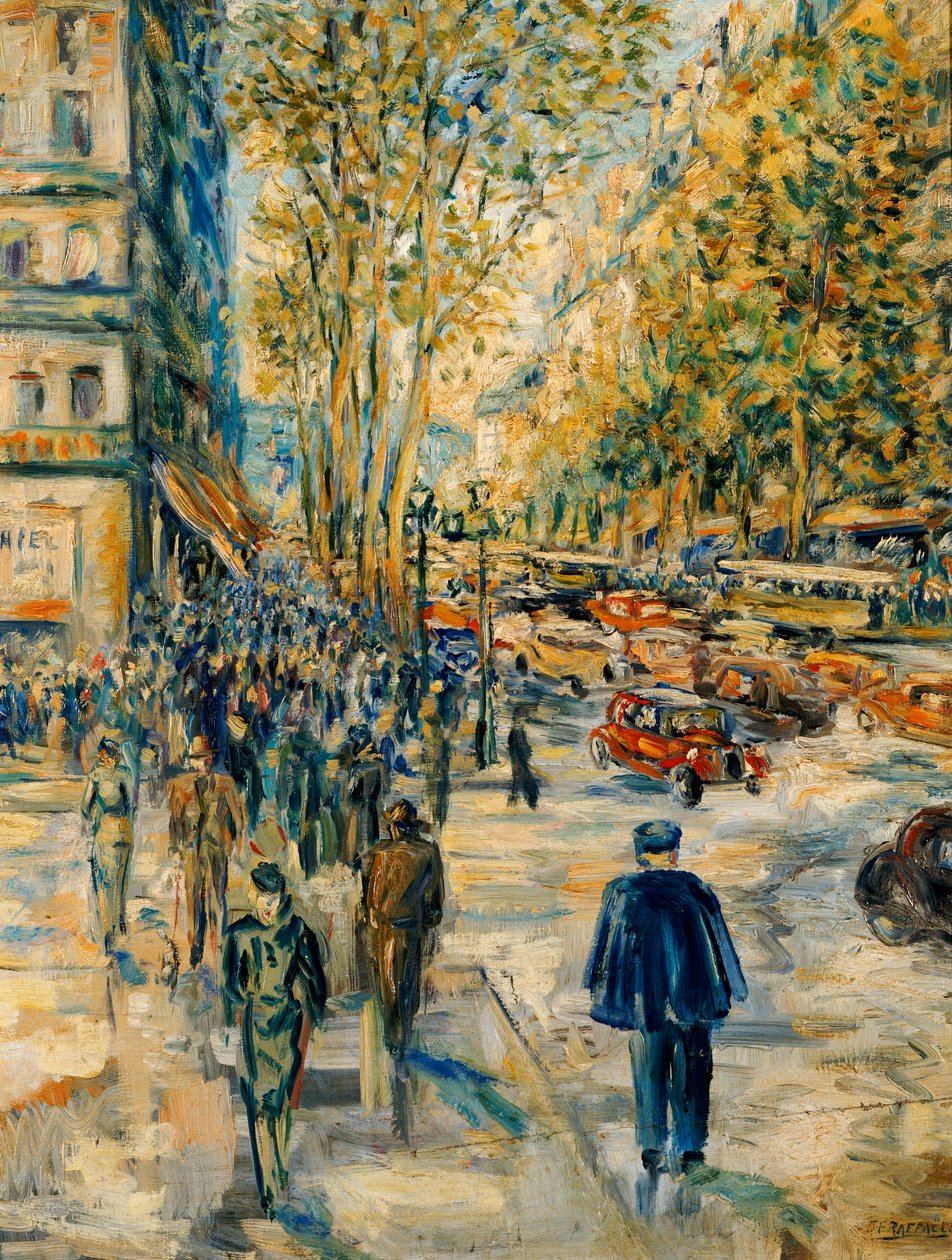 Champs-Élysées - Jean Francois Raffaelli