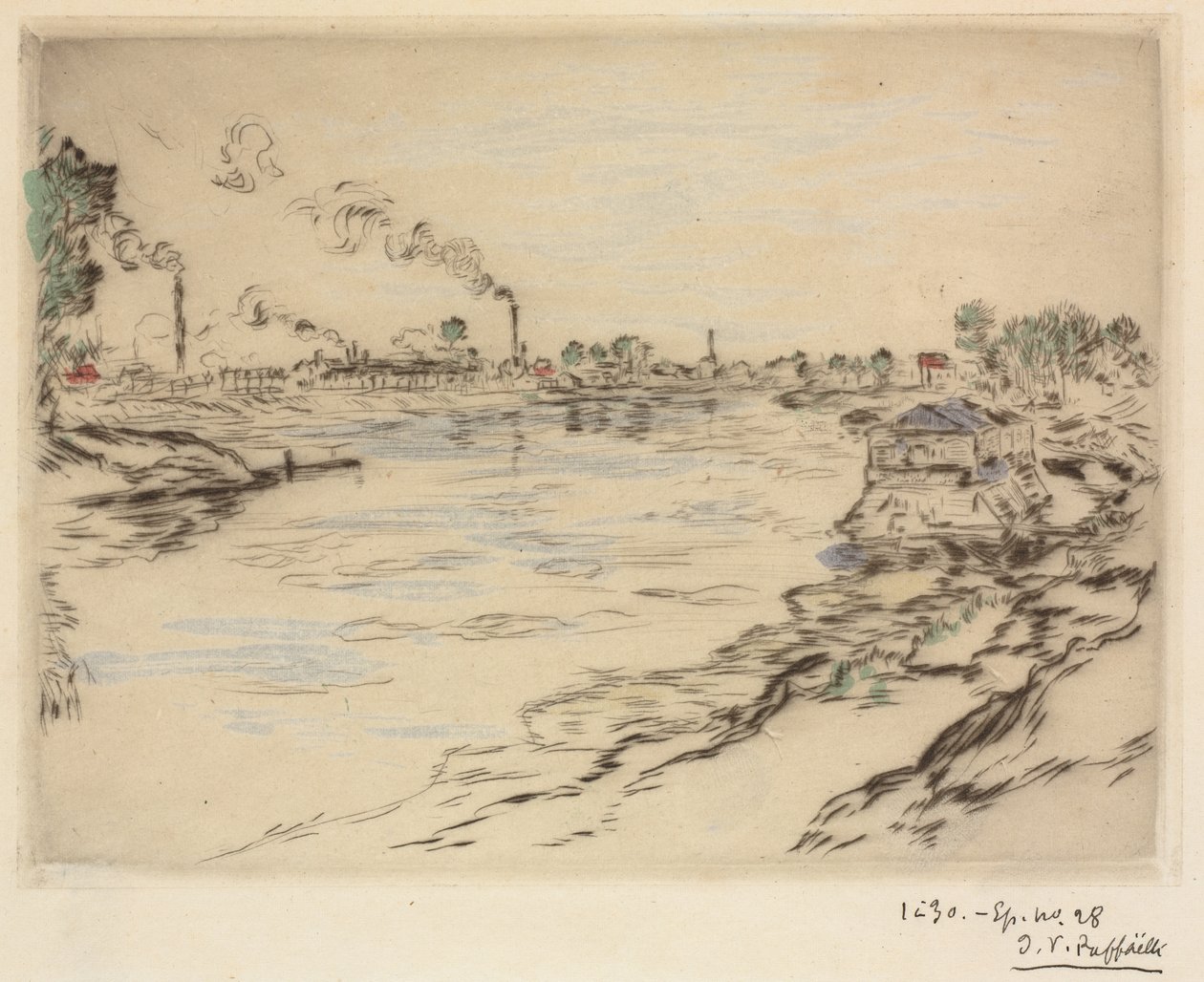 La Seine, à Asnières - Jean Francois Raffaelli