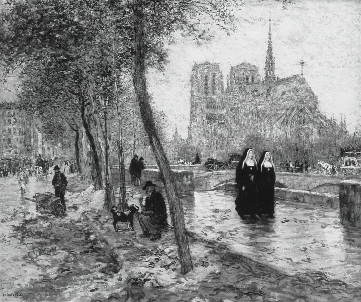Notre-Dame de Paris - Jean Francois Raffaelli