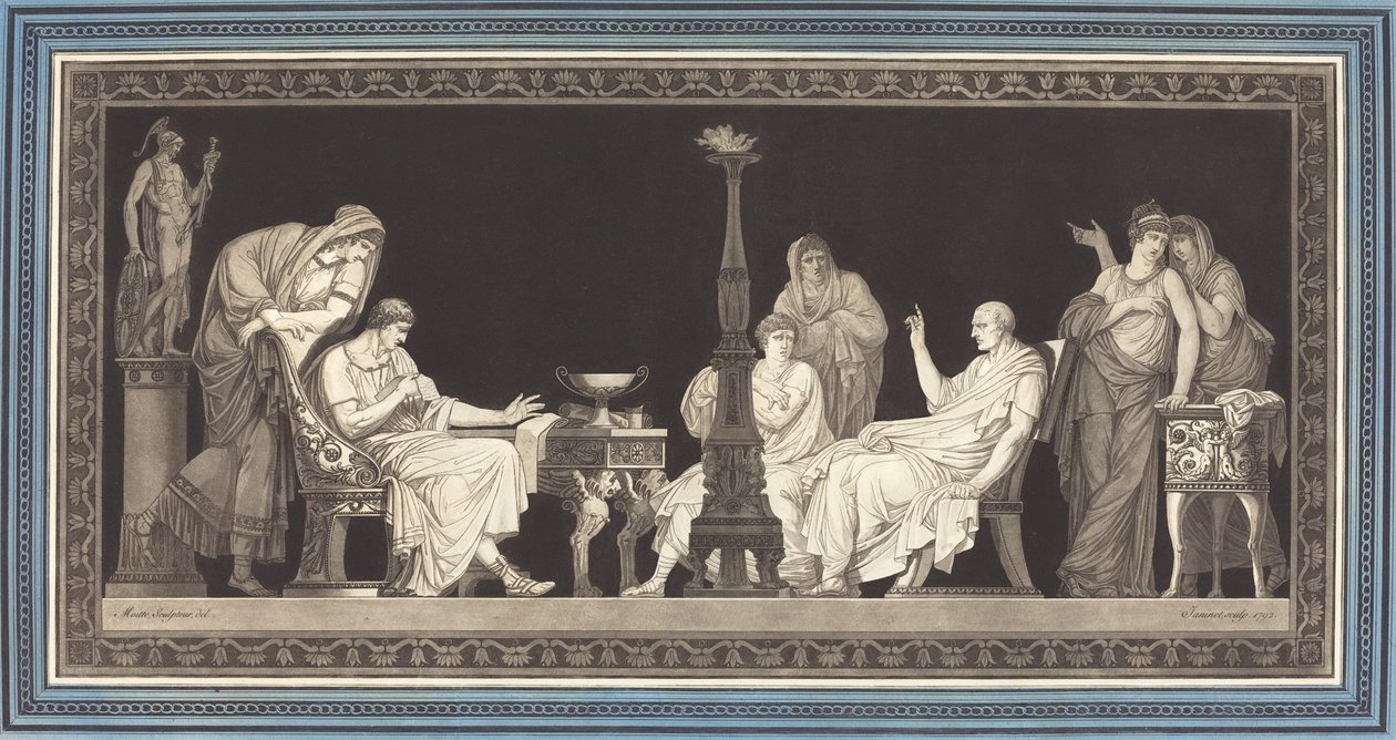 La Conspiration de Catilina - Jean François Janinet after Jean Guillaume Moitte