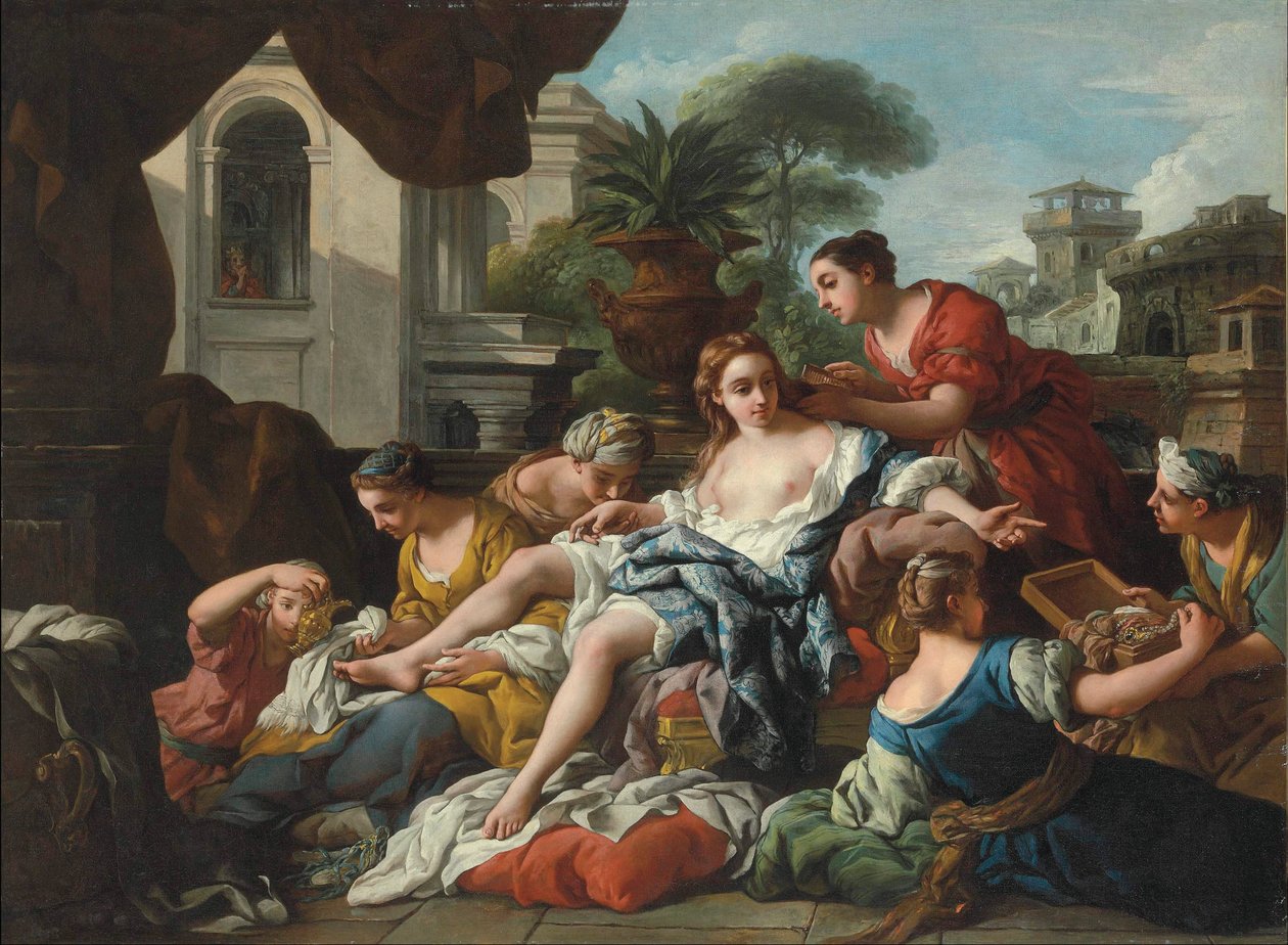 Bethsabée à son bain - Jean François de Troy